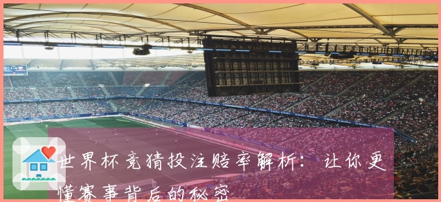 世界杯竞猜投注赔率解析：让你更懂赛事背后的秘密